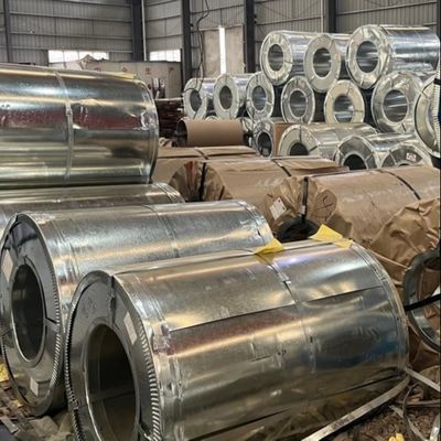 Low Carbon Galvanized GI Steel Coil 26 28 Gauge 6 Mm Hot Dipped