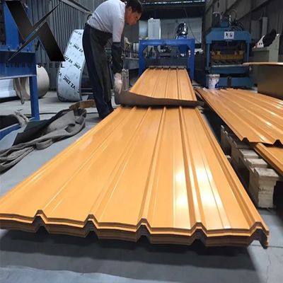 Roofing PPGI Prepainted Galvanized Steel Corrugated Sheet Hot Dipped Costomized Size