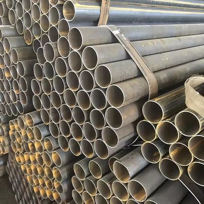 ASTM ST37 ST52 Carbon Steel Tube SCH 40 60 Wall Thick Welded Pipe Round Shape