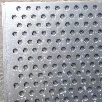 Well Perforated Metal Galvanized Steel Sheet Plate 5mm With Different Hole Shape