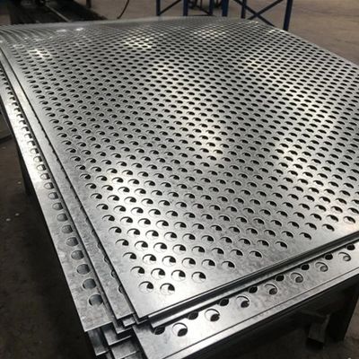 Round Hole Galvanized Steel Sheet Perforated Plate Hot Rolled S355 Customized Shape