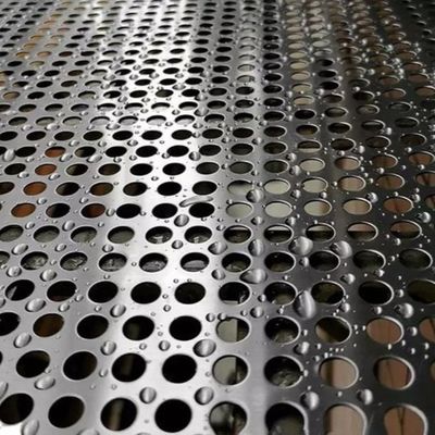 Round Hole Galvanized Steel Sheet Perforated Plate Hot Rolled S355 Customized Shape