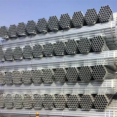 ASTM EN10327 ST37 Galvanized Steel Tube Round GI Hollow Pipe Seamless With Pipe Cap