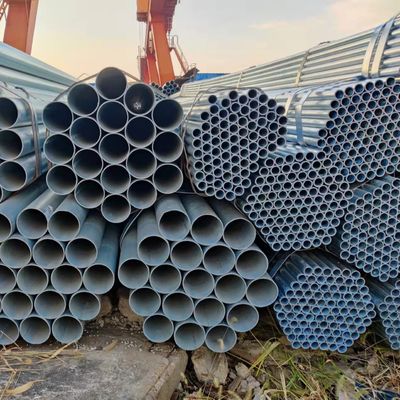 2 Inch Hot Dipped Galvanized Steel Tube And Pipe Round / Square