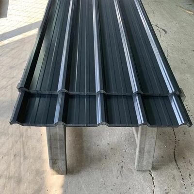 Roofing PPGI Galvanized Steel Corrugated Sheet Prepainted Ral Color 0.5mm Thick