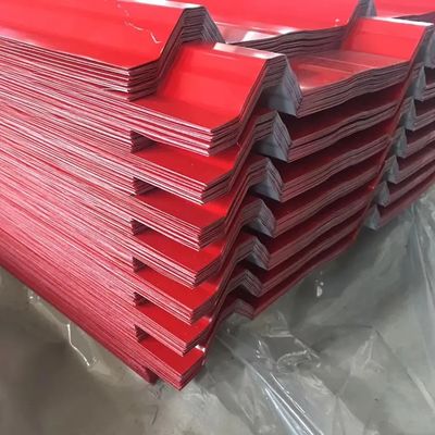 Roofing PPGI Prepainted Galvanized Steel Corrugated Sheet Hot Dipped Costomized Size